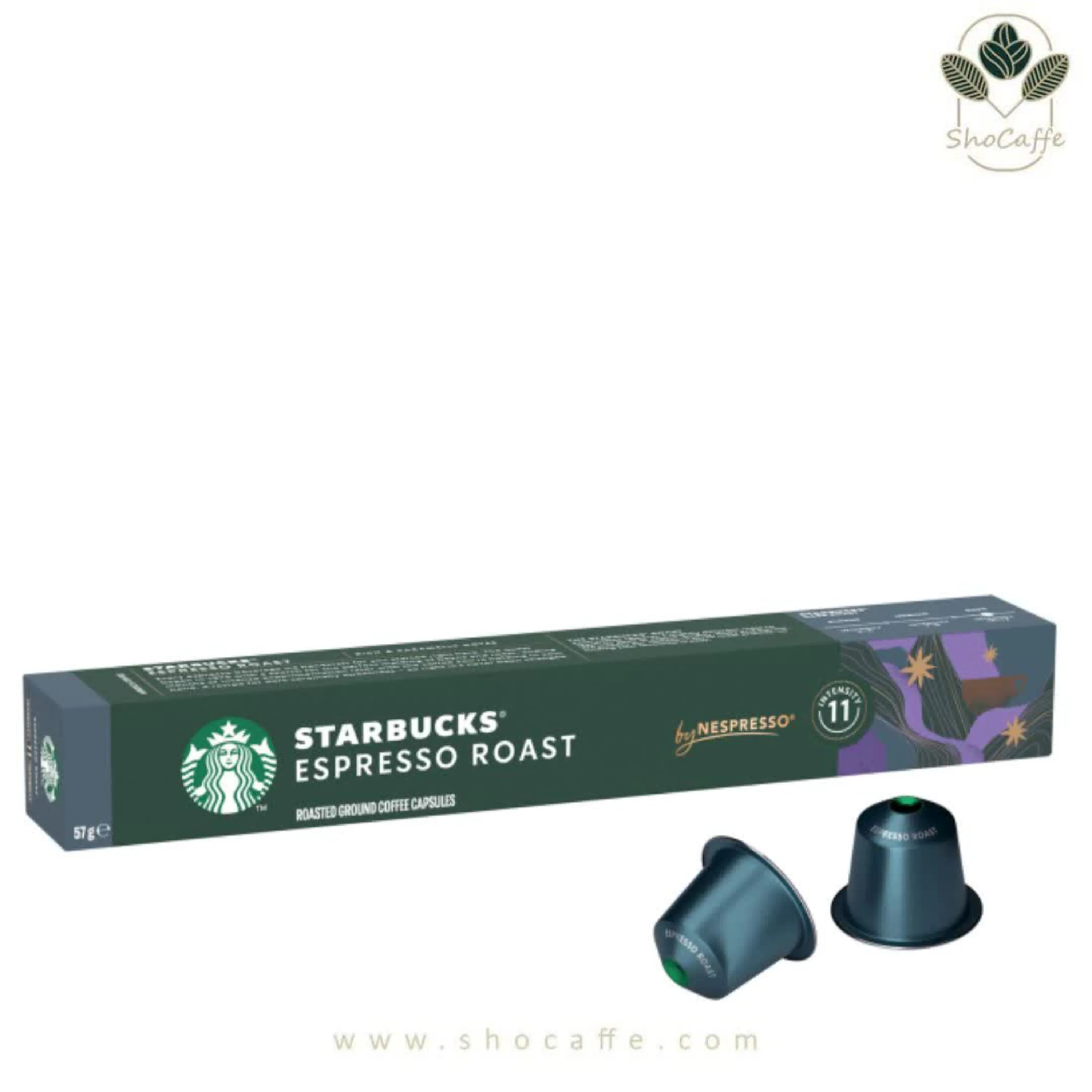 کپسول قهوه نسپرسو استارباکس مدل اسپرسو رست Starbucks Espresso Roast کپسول قهوه نسپرسو استارباکس مدل اسپرسو رست Starbucks Espresso Roast